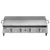 Dellonda DG277 4 Burner Stainless Steel Portable Gas Plancha with Warming Rack 10kW