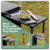 Dellonda DG282 BBQ/Plancha Workstation Trolley with Cupboard, Extension Table & Utensil Hooks, Black