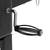 Dellonda DG283 Charcoal Grill BBQ Smoker & Trolley with 2 Side Shelves - Black