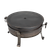 Dellonda DG42 76cm Deluxe 2-in-1 Outdoor Fire Pit & Coffee Table Antique Bronze Effect