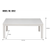 Dellonda DG52 Kyoto Aluminium Outdoor Sofa & Coffee Table Set 4pc