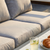 Dellonda DG52 Kyoto Aluminium Outdoor Sofa & Coffee Table Set 4pc