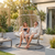 Dellonda DG61 Double Swinging Egg Chair with Cushion