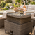 Dellonda DG73 Chester Rattan Wicker Adjustable-Height Outdoor Dining Table