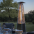 Dellonda DG99 13kW Pyramid Gas Patio Heater 13kW Commercial/Garden Use - Stainless Steel
