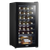 Baridi DH10 28 Bottle Wine Fridge with Digital Touchscreen Controls & LED Light - Black
