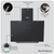 Baridi DH105 Angled Chimney Cooker Hood with Touch Controls & Carbon Filters 60cm - Black Glass