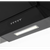 Baridi DH106 Angled Chimney Cooker Hood with Carbon Filters & LED Lamp 90cm, Energy Class A - Black Glass