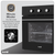 Baridi DH110 Built-In 5-Function Fan Assisted Oven with Timer 60cm, 55L Capacity - Black