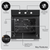 Baridi DH110 Built-In 5-Function Fan Assisted Oven with Timer 60cm, 55L Capacity - Black
