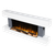 Baridi DH112 Wall Mounting Electric Fireplace with LED Flame Effect 52" - Grey