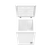 Baridi DH116 Freestanding Chest Freezer 99L Capacity - White