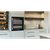 Baridi DH117 36 Bottle Built-In Wine Cooler with Beech Wood Shelves & LED Light - Black