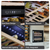 Baridi DH117 36 Bottle Built-In Wine Cooler with Beech Wood Shelves & LED Light - Black