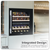 Baridi DH117 36 Bottle Built-In Wine Cooler with Beech Wood Shelves & LED Light - Black