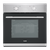 Baridi DH125 Integrated Fan-Assisted Electric Oven 60cm 55L Capacity - Black/Stainless Steel