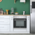 Baridi DH125 Integrated Fan-Assisted Electric Oven 60cm 55L Capacity - Black/Stainless Steel