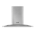 Baridi DH128 Curved Glass Cooker Hood with Carbon Filters & LED Lights 60cm - Stainless Steel