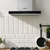 Baridi DH130 T-Shape Chimney Cooker Hood with Carbon Filters 60cm - Stainless Steel