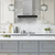Baridi DH130 T-Shape Chimney Cooker Hood with Carbon Filters 60cm - Stainless Steel