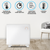 Baridi DH136 Electric Glass Panel Heater 1000W/230V - DH136
