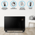 Baridi DH139 Electric Glass Panel Heater, 2000W, Thermostat Controlled Radiator with 24Hr 7 Day Timer, Wi-Fi Enabled, Remote Control, Black
