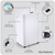 Baridi DH147 Dehumidifier with Digital Display & 24hr Timer 12L - White