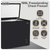 Baridi DH151 Freestanding Chest Freezer 199L Capacity - Black