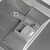 Baridi DH166 Slimline Freestanding Dishwasher 45cm Wide 10 Place Settings - Silver
