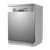 Baridi DH167 Regular Sized Freestanding Dishwasher 60cm Wide 14 Place Settings - Silver