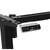 Dellonda DH18 Single Motor Ultra-Quiet Adjustable-Height Desk Frame with Digital Control Panel 70kg Capacity - Black