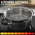 Baridi DH180 Integrated Induction Hob with 5 Cooking Zones 90cm 9300W Output