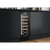 Baridi DH203 20 Bottle Slim Built-In Wine Cooler with Digital Touchscreen Controls, Beech Wood Shelves & Internal LED Light - Black