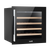 Baridi DH206 36 Bottle Built-In Wine Cooler with Touchscreen Controls, Beech Wood Shelves & LED Light - Black
