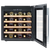 Baridi DH206 36 Bottle Built-In Wine Cooler with Touchscreen Controls, Beech Wood Shelves & LED Light - Black