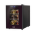 Baridi DH217 6 Bottle Thermoelectric Tabletop Wine Cooler with Touch Control - Black