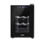 Baridi DH217 6 Bottle Thermoelectric Tabletop Wine Cooler with Touch Control - Black