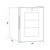 Baridi DH217 6 Bottle Thermoelectric Tabletop Wine Cooler with Touch Control - Black