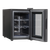 Baridi DH217 6 Bottle Thermoelectric Tabletop Wine Cooler with Touch Control - Black