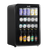 Baridi DH222 Retro Style Undercounter Drinks, Beer & Wine Fridge 70L - Black