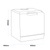 Baridi DH224A 2-4 Place Settings Mini Portable Tabletop Dishwasher, 5 Wash Functions