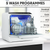 Baridi DH224A 2-4 Place Settings Mini Portable Tabletop Dishwasher, 5 Wash Functions