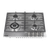 Baridi DH225 Gas Hob with 4 Cooking Zones 60cm - Stainless Steel
