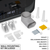 Baridi DH229 Tabletop Tumble Dryer with Digital Controls 2.5kg Capacity - Black