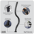 Dellonda DH23 Flexible Cable Management System 1.3m