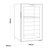 Baridi DH236 52 Bottle Dual Zone Wine Fridge with Digital Touch Screen Controls, Wire Shelves & LED Light - Black