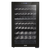 Baridi DH236 52 Bottle Dual Zone Wine Fridge with Digital Touch Screen Controls, Wire Shelves & LED Light - Black
