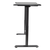Dellonda DH241 Carbon Fibre Effect Electric Height Adjustable Standing Desk, 1400 x 700mm Dual Motor 100kg