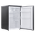 Baridi DH247 55cm Undercounter Larder Fridge, 130L Capacity - Black