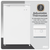 Baridi DH250 55cm Undercounter Freezer with Adjustable Thermostat 85L - White